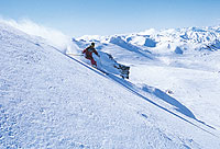 Skiing at Coronet