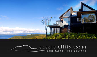 Copyright: Acacia Cliffs Lodge. Acacia Cliffs Lodge, Luxury Accommodation Taupo, Taupo Luxury Lodge