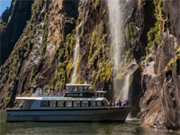 Get close to waterfalls with our cruises
