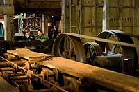 Shantytown sawmill at our gold rush history park