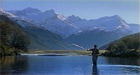 Winter fishing in Taupo, New Zealand