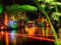 Festival of Lights at Pukekura Park in New Plymouth, Taranaki, New Zealand