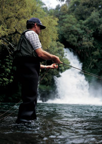 Image Source: Tourism New Zealand. Trout fishing at Turangi, Taupo, New Zealand