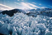 Franz Josef Glacier in Westland National Park, West Coast, New Zealand