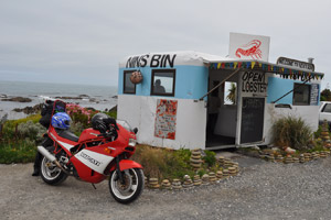 Nin's Bin, The original Crayfish Caravan, Kaikoura, New Zealand