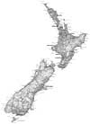 New Zealand map