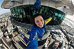 The Auckland Skyjump at the Sky Tower
