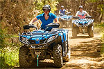 On quad bikes with Happy Valley Adventures