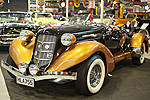 A classic car at Classics Museum in Hamilton