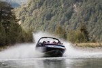View more images of DART RIVER WILDERNESS JET AND FUNYAK TOURS - Queenstown The Dart River Jet in action