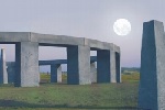 Stonehenge Aotearoa at night