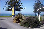 View more images of SIERRA BEACHFRONT MOTEL - Kaikoura Looking past Siera Beachfront Motel to the Kaikoura Coast