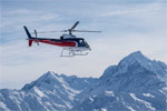 The Helicopter Line flying past Mt Cook