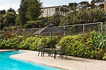 The pool at Orongo Bay Holiday Park in Russell