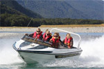 A jet boat on the Siberia Experience