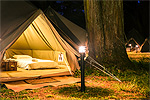 Visit Website of WILDERNEST - Nationwide Mobile Glamping A bell tent escape with Wildernest