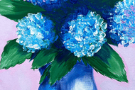 Image for event: Hamilton Paint and Wine Night - Hydrangea Vase