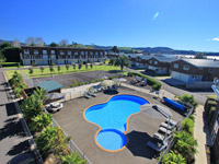 Looking out over Oceans Resort Whitianga