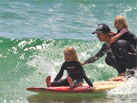 Learning to surf with Solscape Surf School