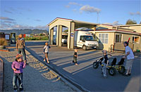 Greymouth Seaside Top 10 Holiday Park Entrance