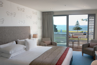 A Studio Suite at our luxurious waterfront hotel accommodation in Napier
