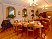 Dining room at Te Anau Lodge