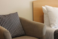 Choose our accommodation for well equipped rooms