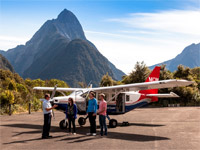 Preparing for take off from Milford Sound