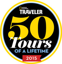 National Geographic 50 Tours of a lifetime award