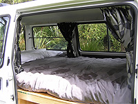 Campa South Rentals Sleepervan Interior