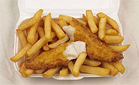 Copyright: New Zealand Tourism Guide. Fish and Chips, New Zealand