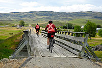 Copyright: New Zealand Tourism Guide. Cycling the Otago Rail Trail, Auckland, New Zealand