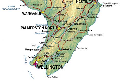 North Island New Zealand Map - Maping Resources