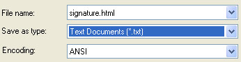 Change the filename to an html file