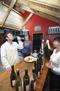 Image Source: Tourism New Zealand. Wine tasting in Marlborough
