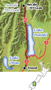 Twizel - Mt Cook Village