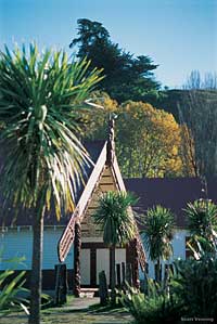 Image Source: Tourism New Zealand. Pakirikiri Marae at Tokomaru, Eastland, New Zealand.