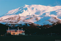 Image Source: Tourism New Zealand. Grand Chateau Mount Ruapehu, Ruapehu, New Zealand