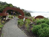 Entrance to Rakiura National Park, Southland, New Zealand