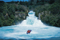 Image Source: Tourism New Zealand. Huka Jet at Huka Falls, Waikato River, Waikato, New Zealand