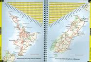 KiwiMaps New Zealand Travellers Road Atlas