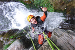 On a canyon tour with Canyoning New Zealand