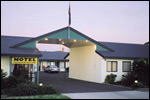 The entrance to Eastland Pacific Motor Lodge in Opotiki