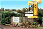 The sign outside Orewa Motor Lodge north of Auckland