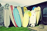 Surfboards for hire with Solsurfer